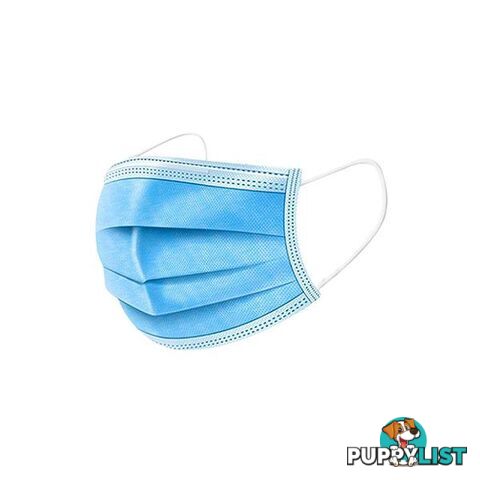 50 Pcs Disposable Mask Face Masks Filter Anti Dust Respirator 3 Layers - Unbranded - 787976603113