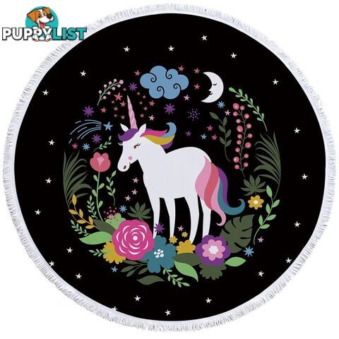 Night Skies Unicorn Beach Towel - Towel - 7427046312240