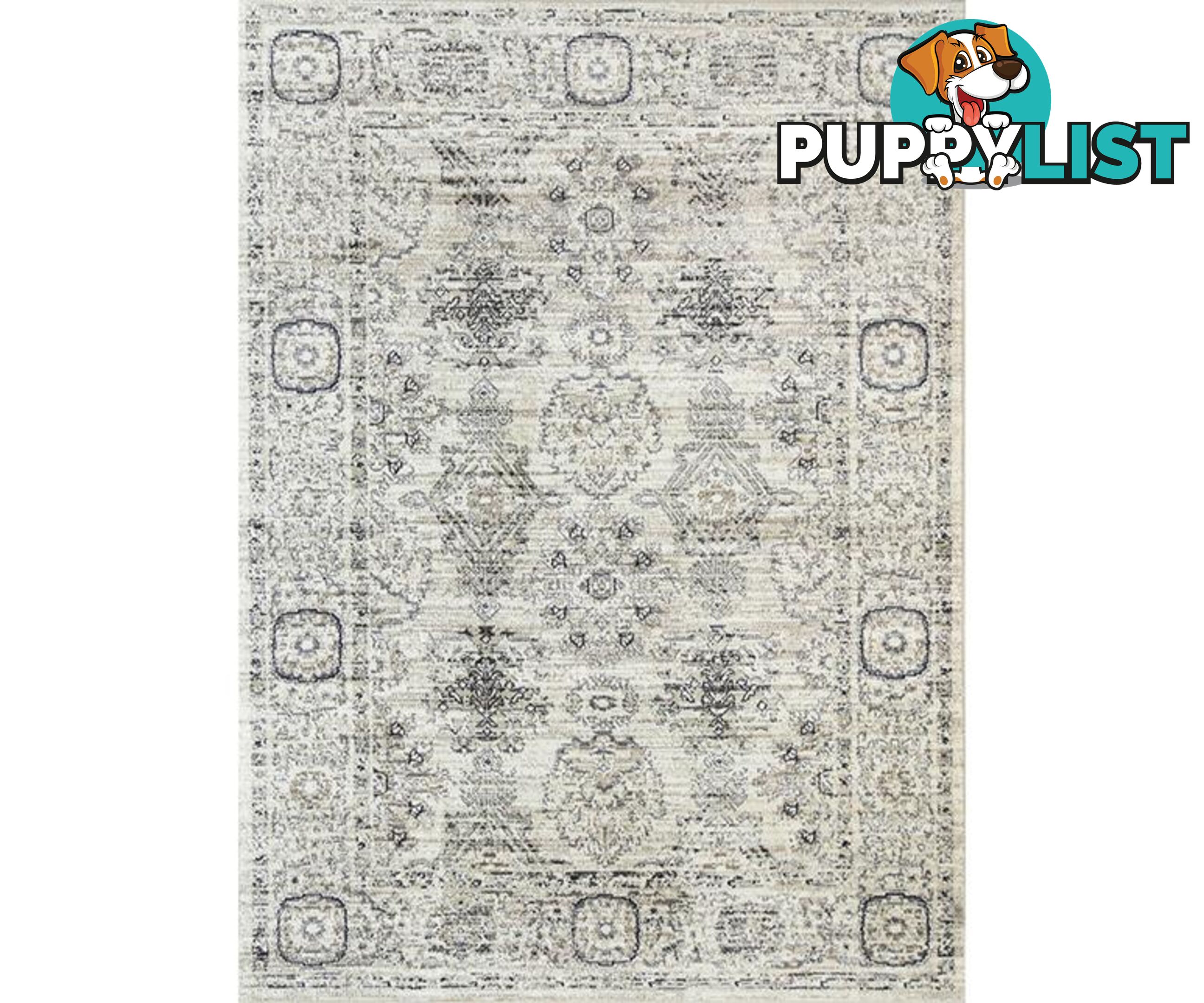 Old World Ziegler II Cream Grey Rug - Unbranded - 9476062046699