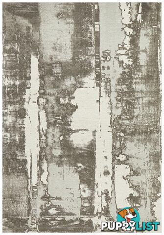 Magnolia Abstract Silver Rug - Unbranded - 9375321879637