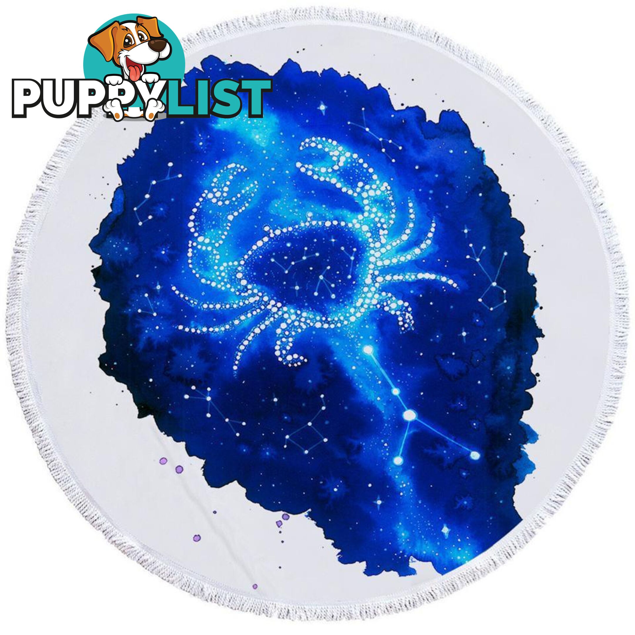 Zodiac Cancer Beach Towel - Towel - 7427046315043