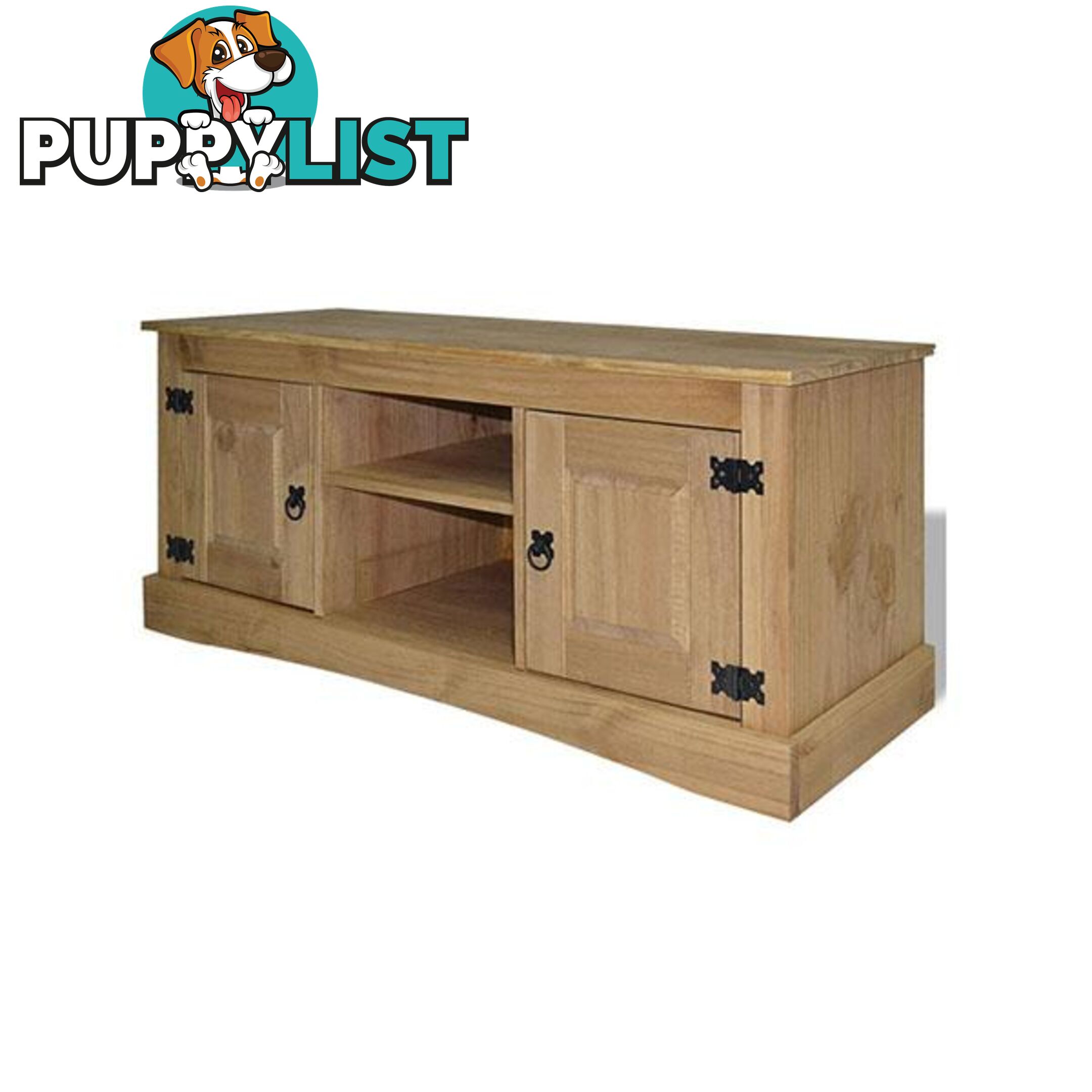 Tv Cabinet Mexican Pine Corona Range 120 X 40 X 52 Cm - Tv Cabinet - 8718475526216