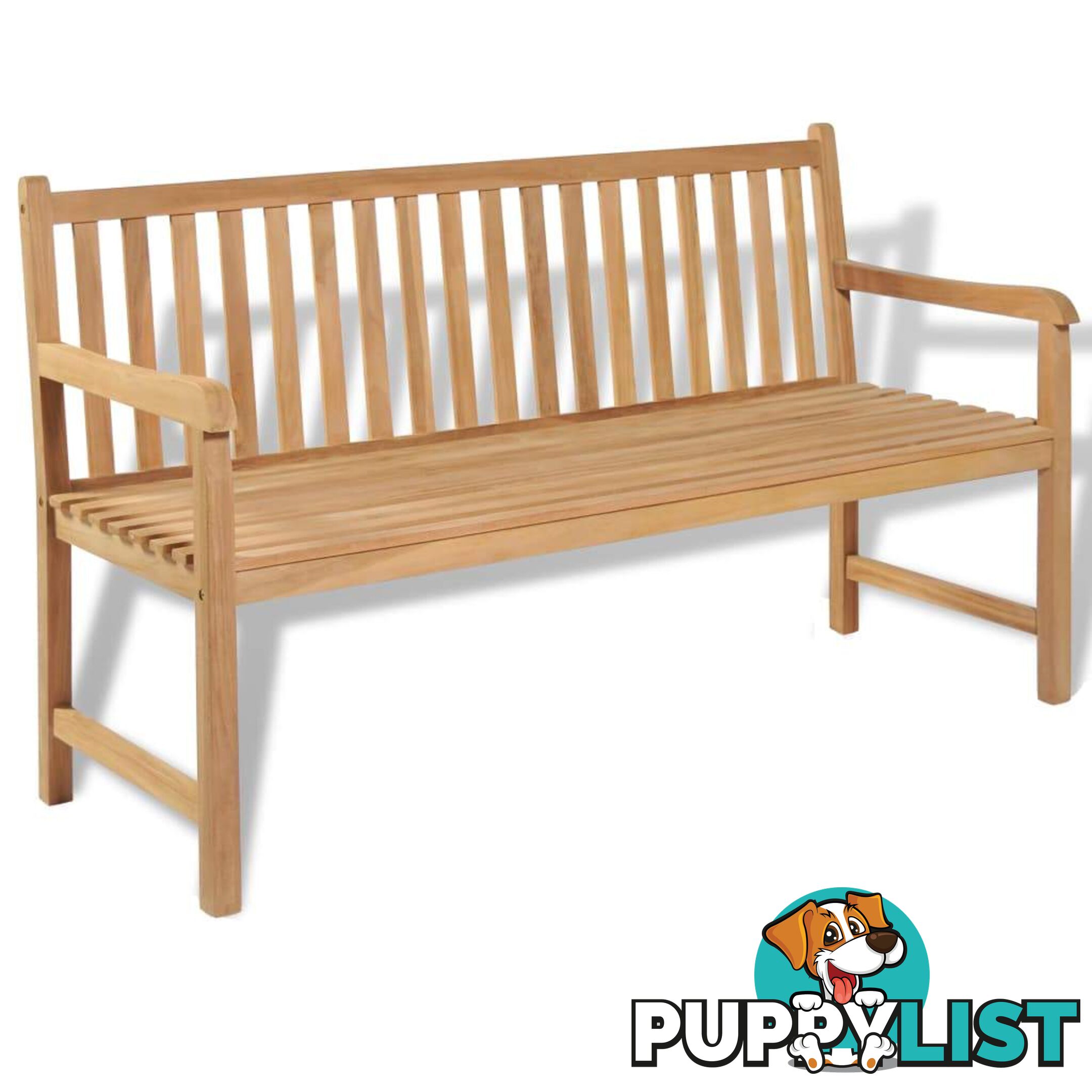 Outdoor Bench Teak 150 x 62.5 x 90 Cm - Unbranded - 9476062038144