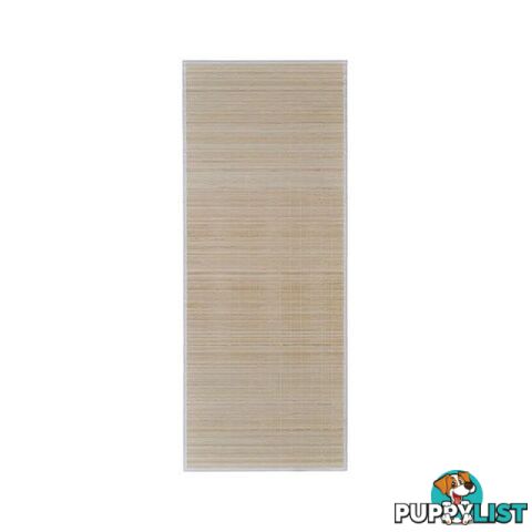 Rectangular Natural Bamboo Rug - Unbranded - 8718475888048