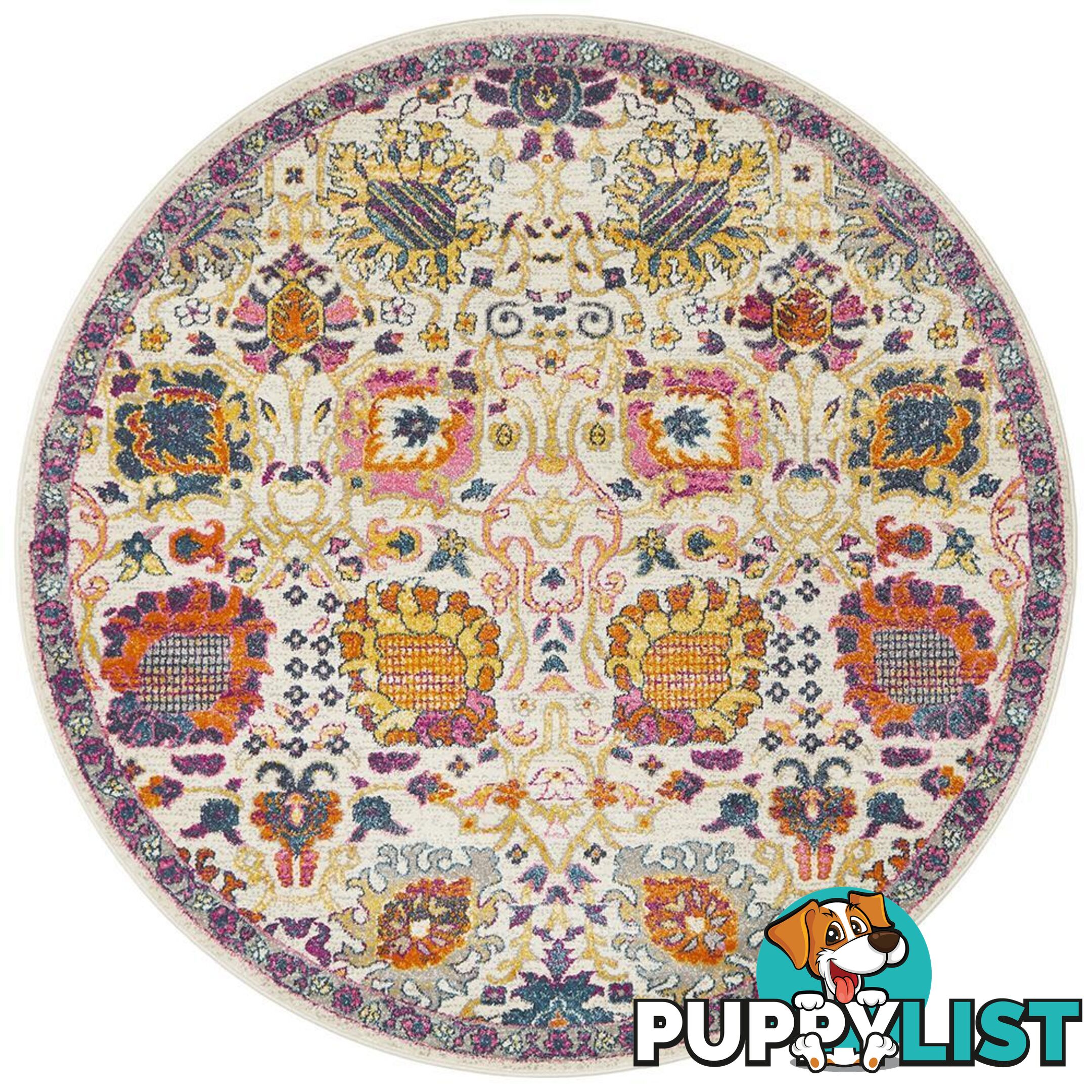 Babylon Round Renk Rug - Unbranded - 9375321875004