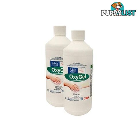 500ML Non-Alcohol Hand Sanitiser Gel - Oxygel - 7427046370653