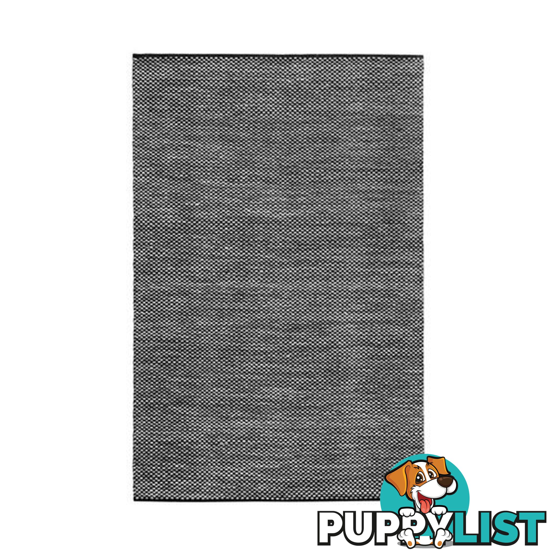 Contemporary Black Grey Chennai Wool Rug 155 X 225 Cm - Unbranded - 7427005889646