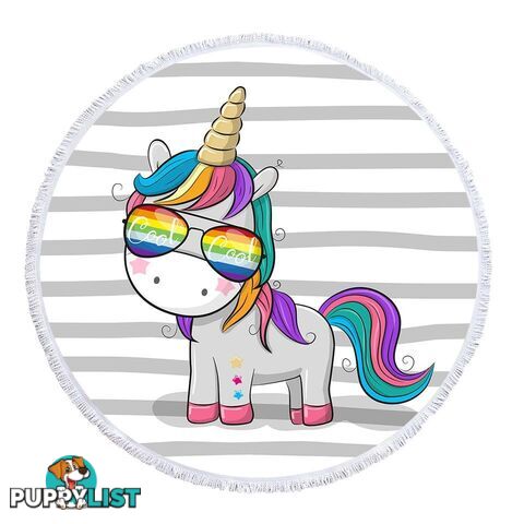 Cool Unicorn Beach Towel - Towel - 7427046342933