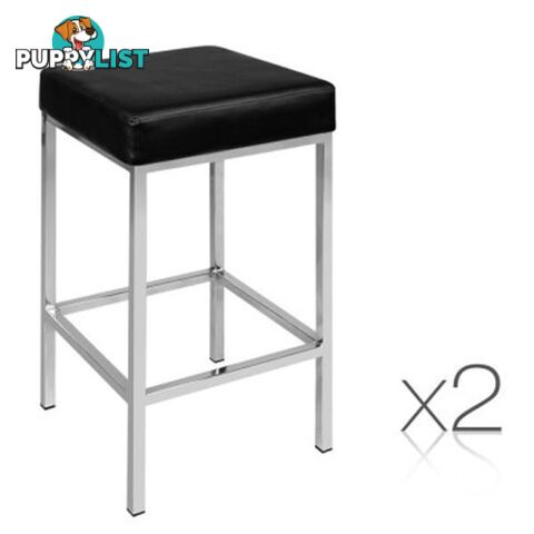 2 x PU Leather Bar Stool - Artiss - 7427005867941