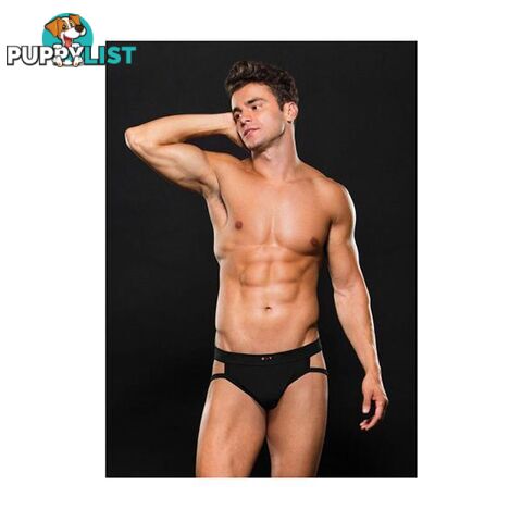 Small Logo Elastic Sport Jock - Envy - 4890808165577