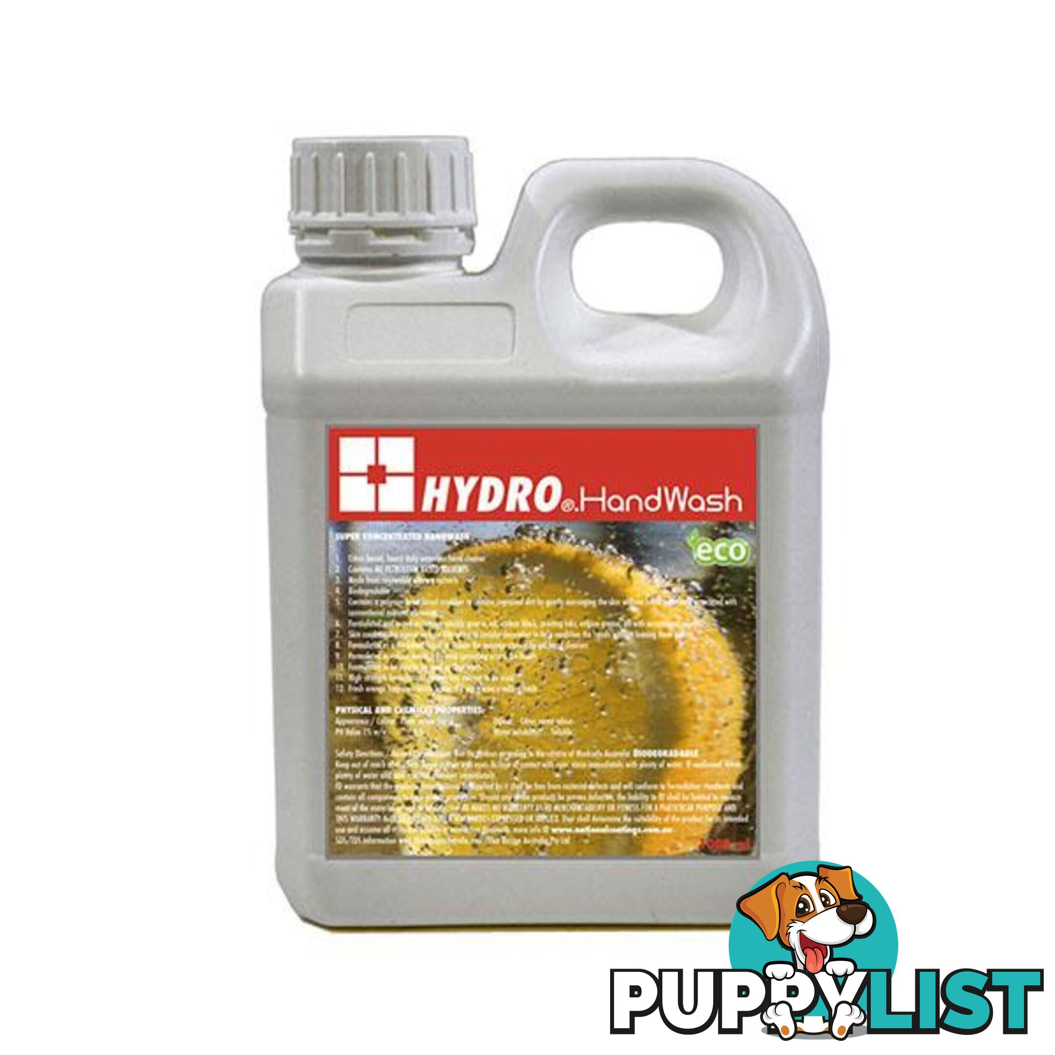 1L Hydro Eco Friendly Sanitising Hand Wash Liquid Anti Bacterial - Hydro - 787976590444