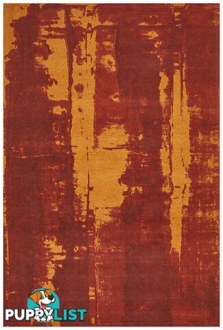 Magnolia Abstract Paprika Rug - Unbranded - 9375321879569