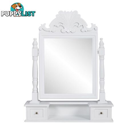 Vanity Makeup Table With Swing Mirror MDF - Unbranded - 4326500419682