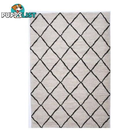 Contemporary Trend Lattice Cream Rug - Unbranded - 7427046216951