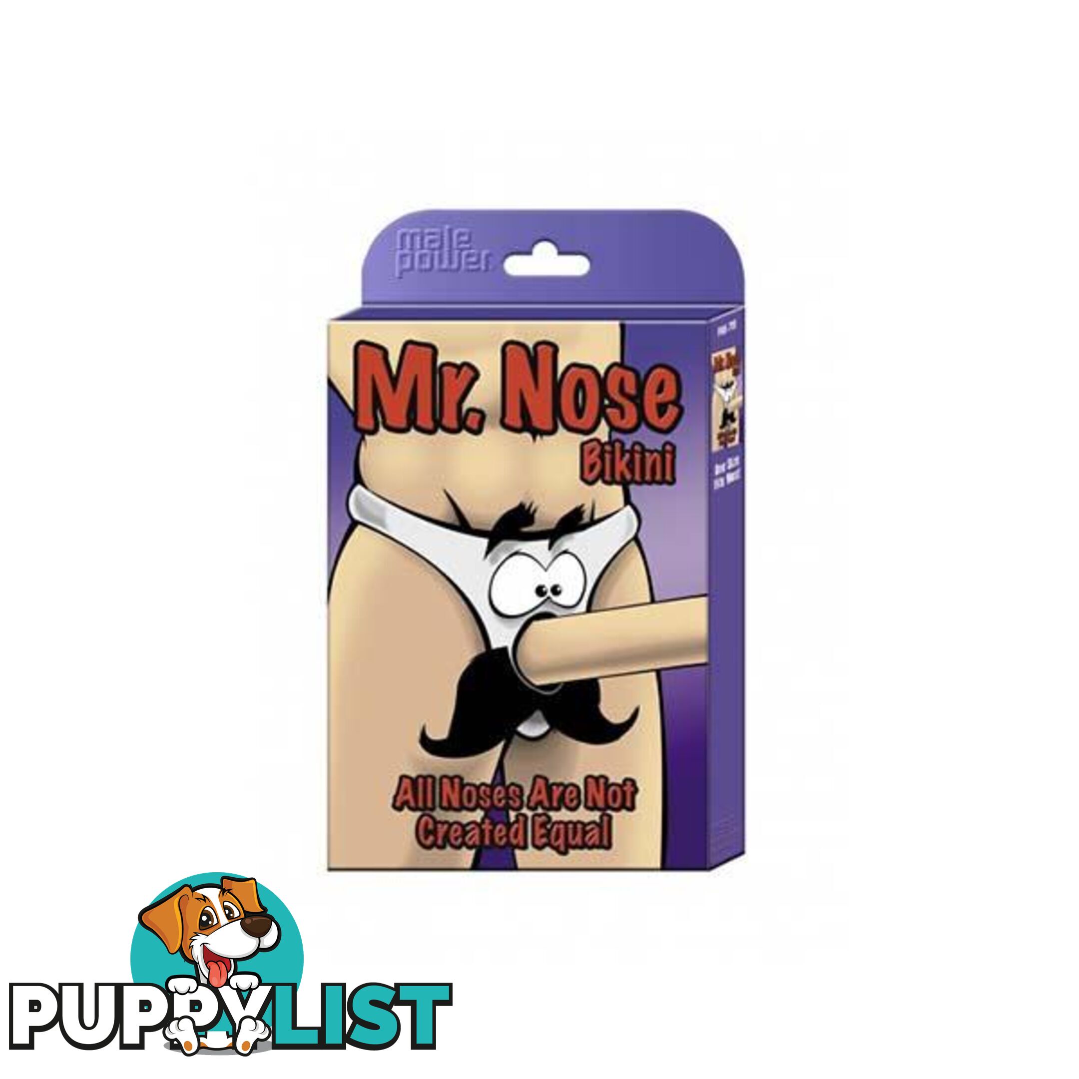 Mr Nose Bikini Novelty Underwear Black One Size - Adult Toys - 845830038195