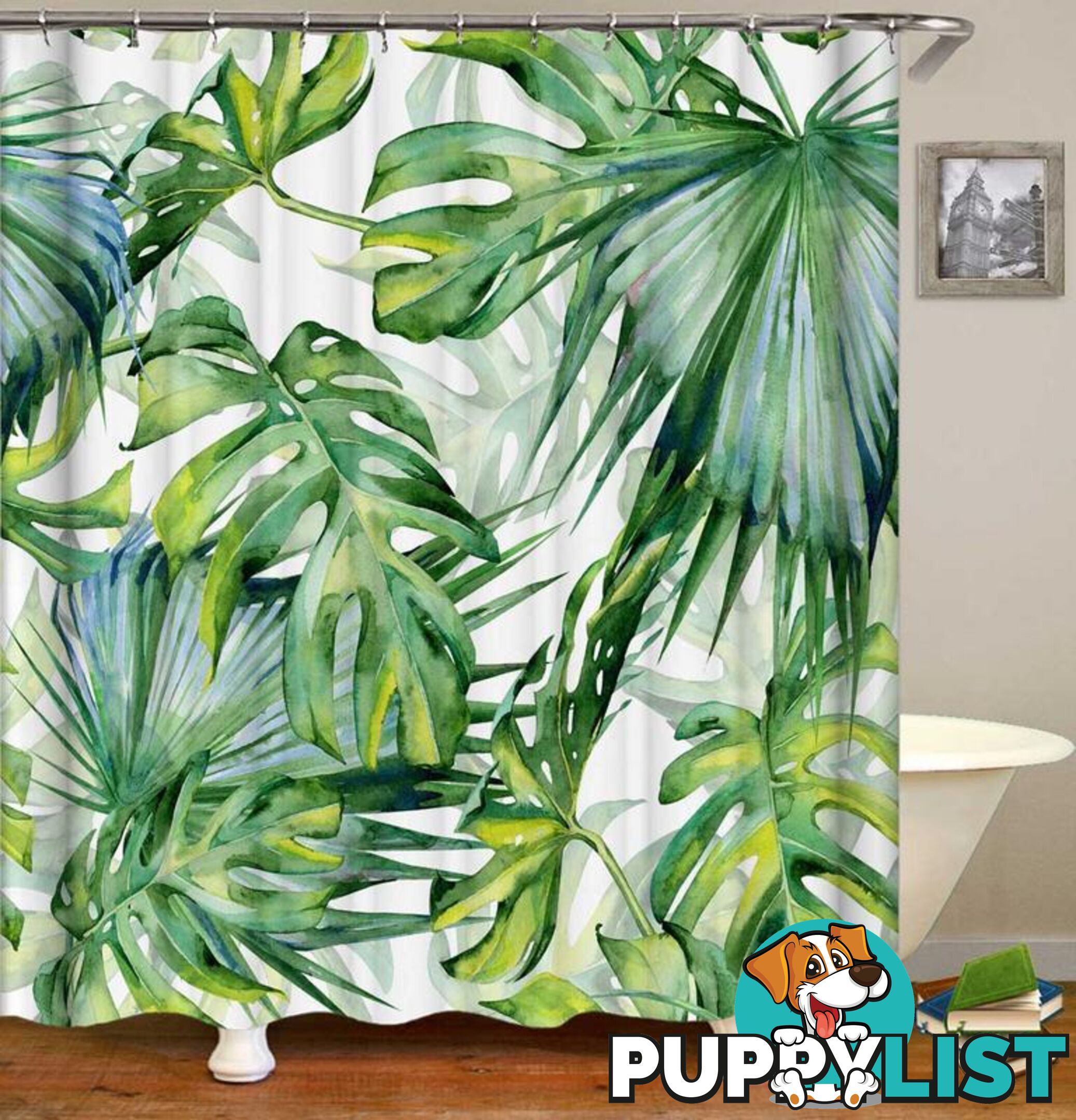 Green Spirit Shower Curtain - Curtain - 7427046070041