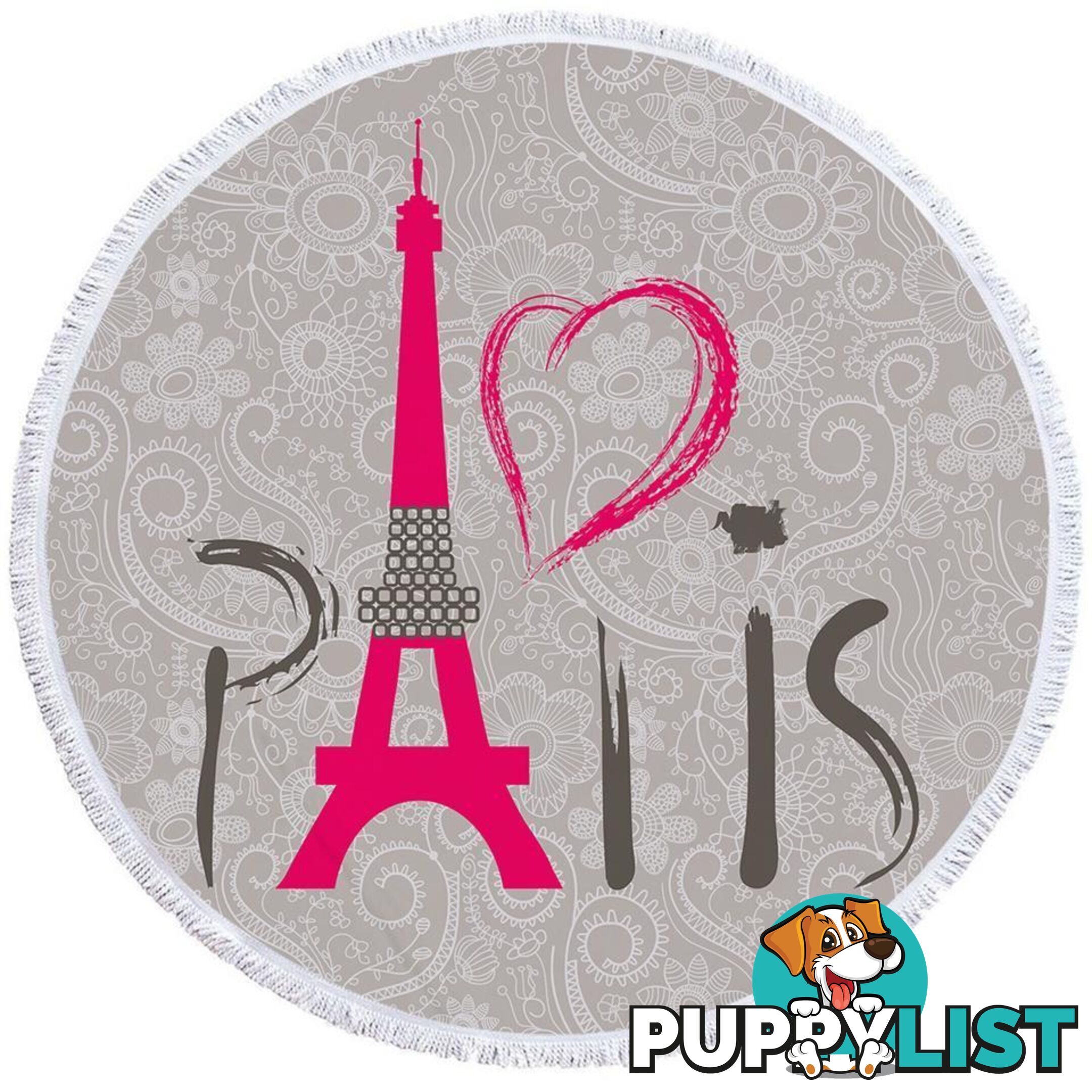 Paris Beach Towel - Towel - 7427046310673