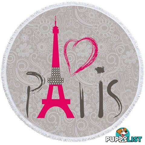 Paris Beach Towel - Towel - 7427046310673