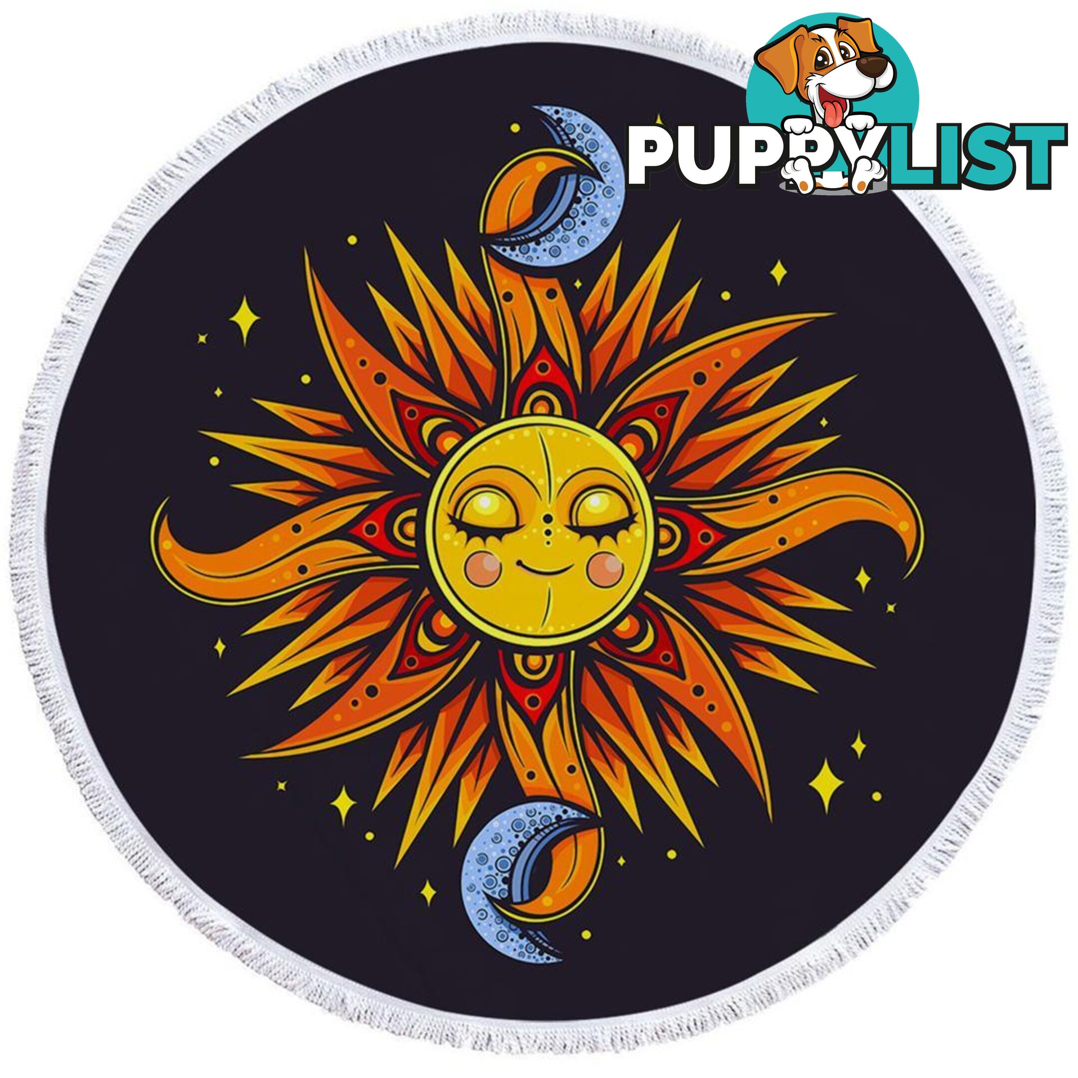 Sun and Moon Beach Towel - Towel - 7427046340915