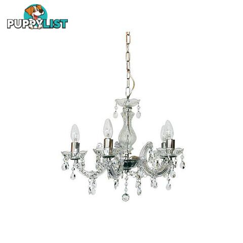 Classic Chandelier Pendant 5 Bulb - Chandelier - 9324879206631