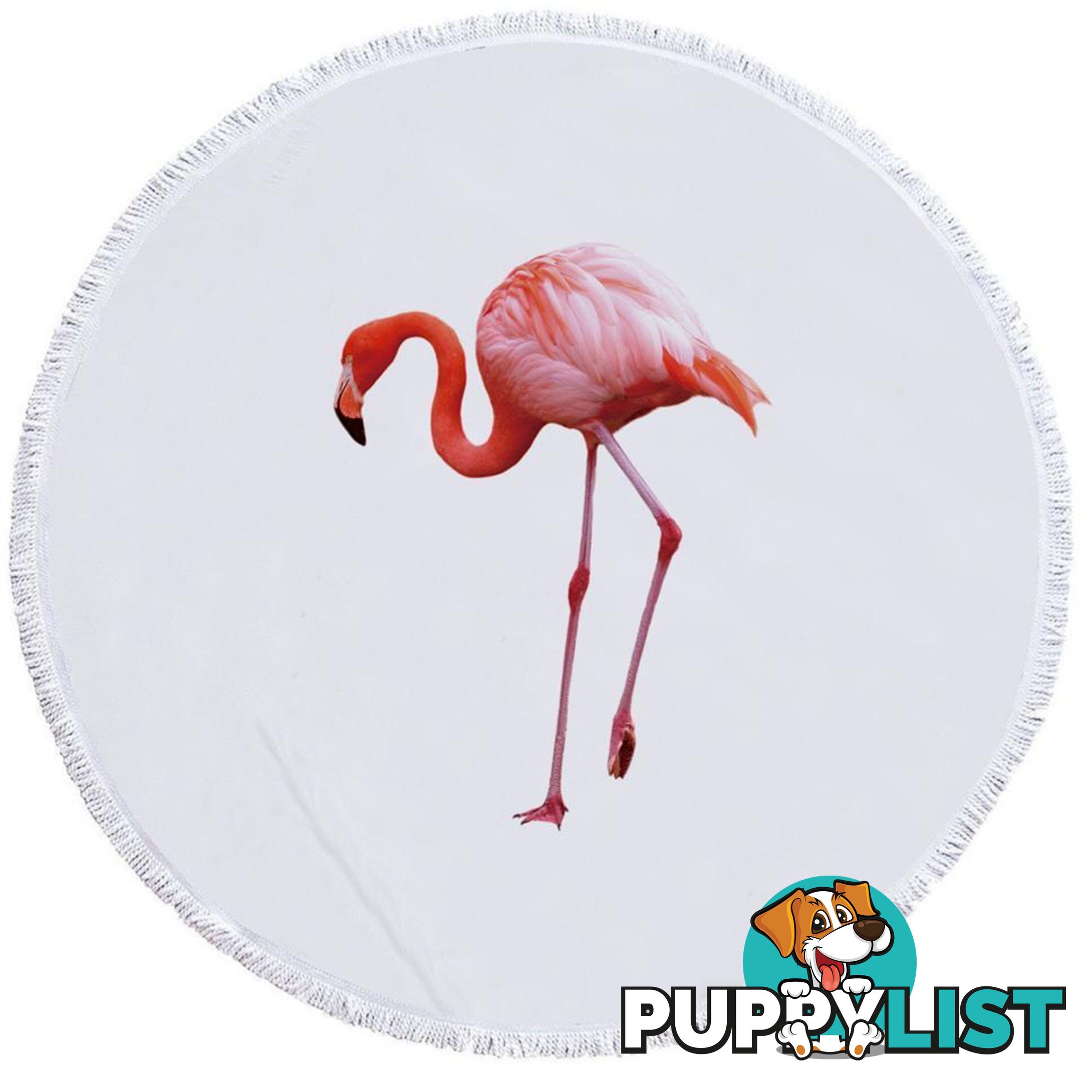 Single Flamingo Beach Towel - Towel - 7427046327190