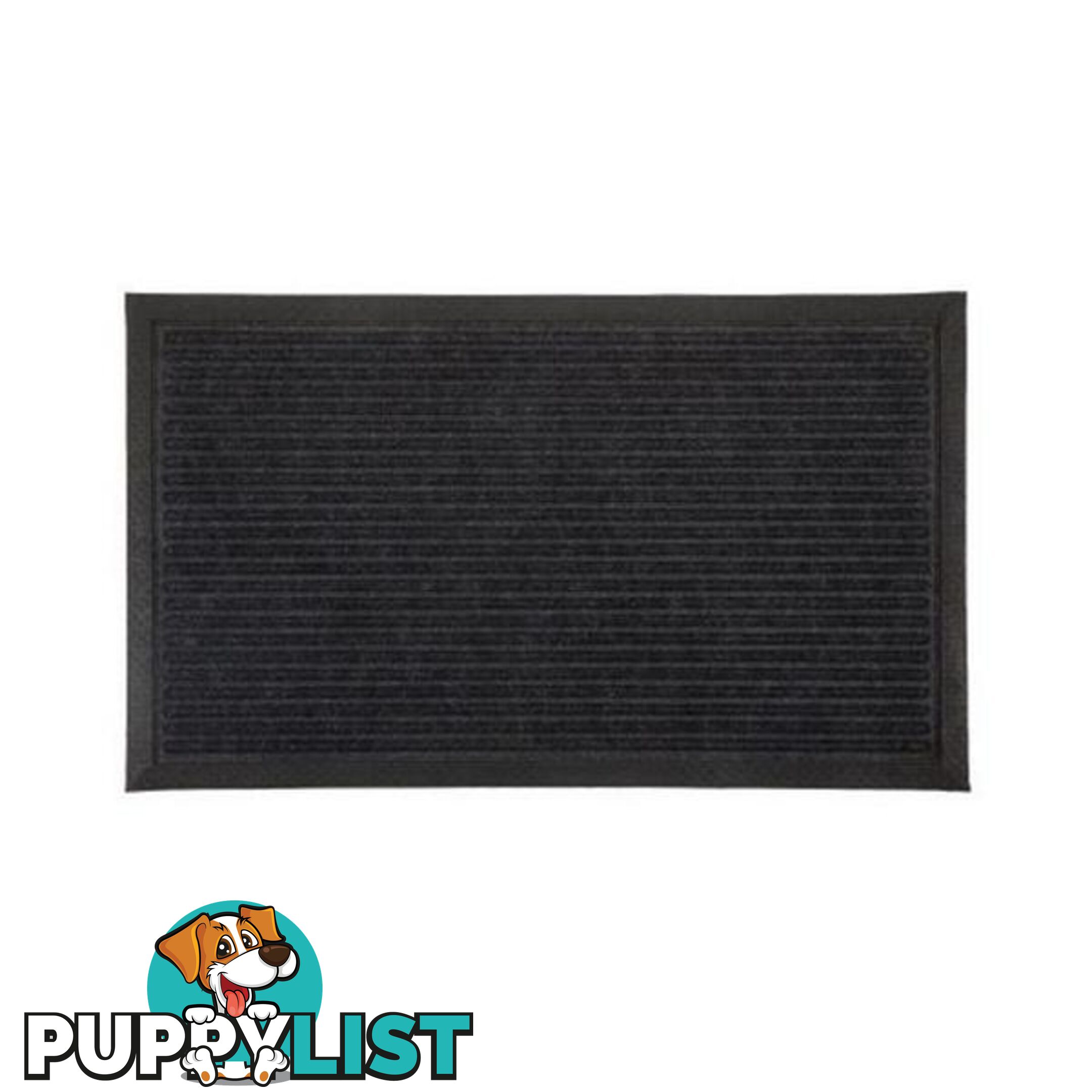 Ellora Charcoal Polypropylene Doormat - Unbranded - 787976635541