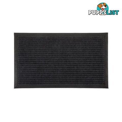 Ellora Charcoal Polypropylene Doormat - Unbranded - 787976635541