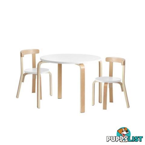 Kids Table And Chair Set Study Desk Dining Wooden - Keezi - 9350062199039