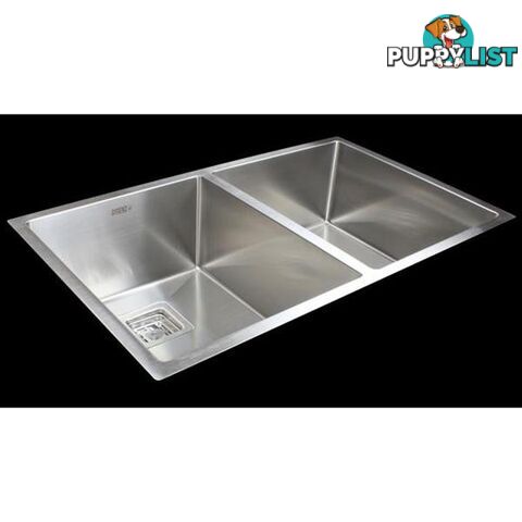 Handmade 1.5mm Stainless Steel Kitchen Sink with Square Waste - Unbranded - 4344744431635