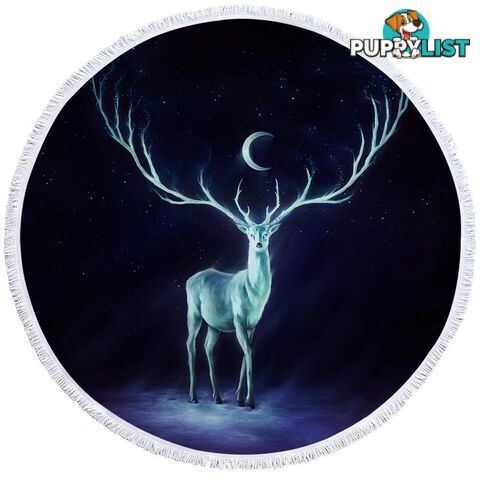 Magnificent Deer Beach Towel - Towel - 7427046329514