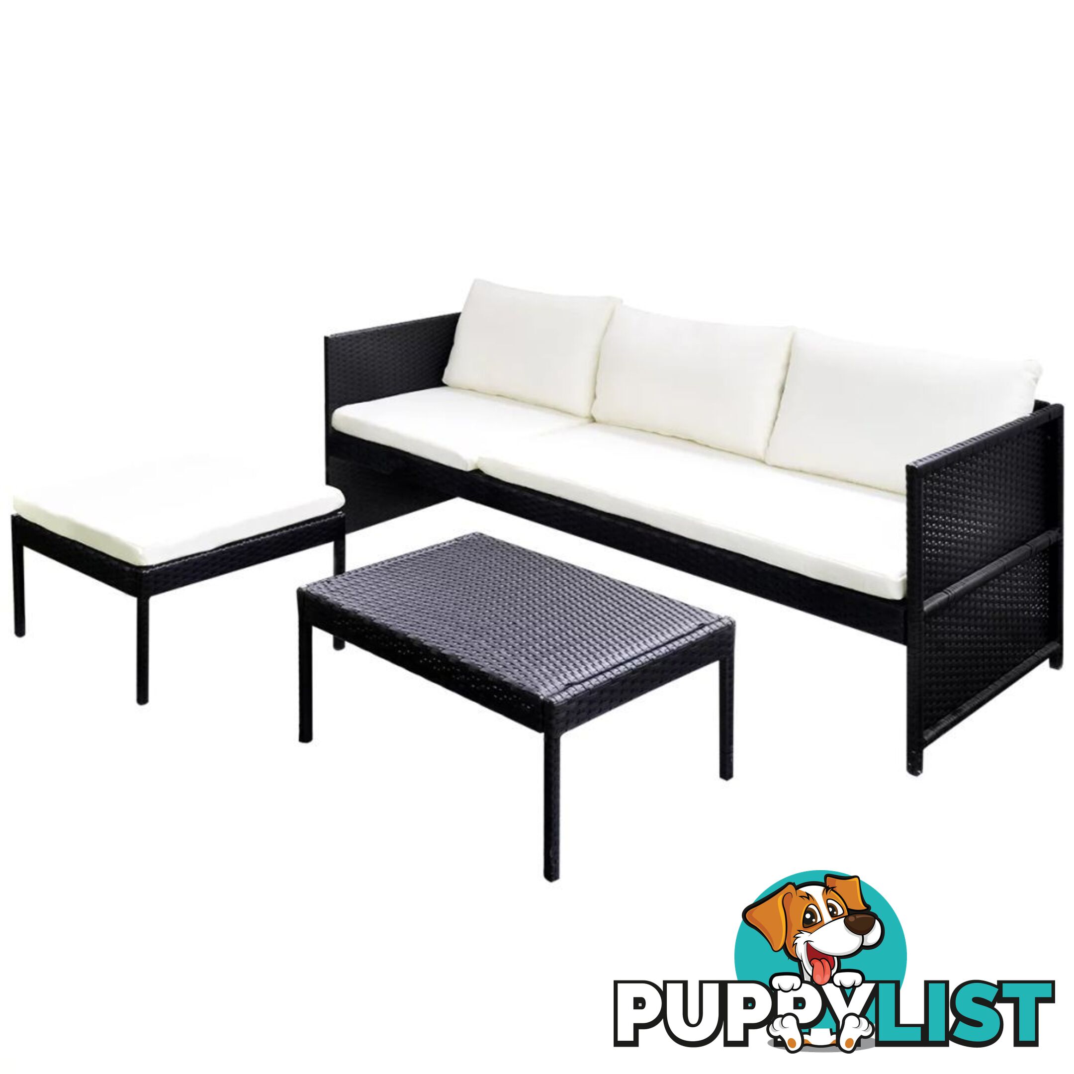 Outdoor Sofa Set Poly Rattan (9 Pcs) - Unbranded - 4326500415516