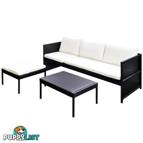 Outdoor Sofa Set Poly Rattan (9 Pcs) - Unbranded - 4326500415516