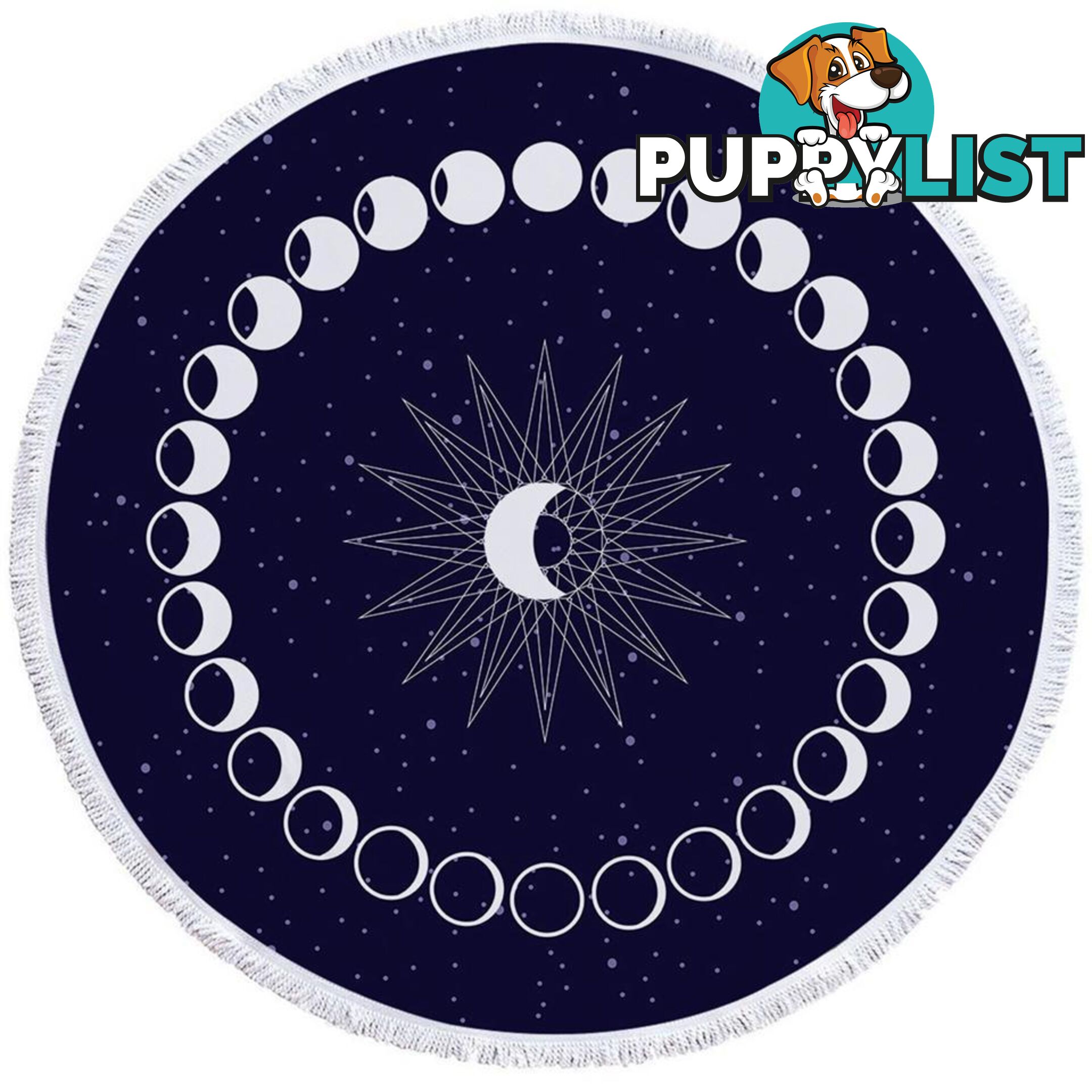 Moon Time Beach Towel - Towel - 7427046306874