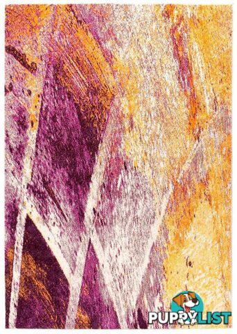 Dimensions Divinity Strokes Violet Modern Rug - Unbranded - 9375321826174