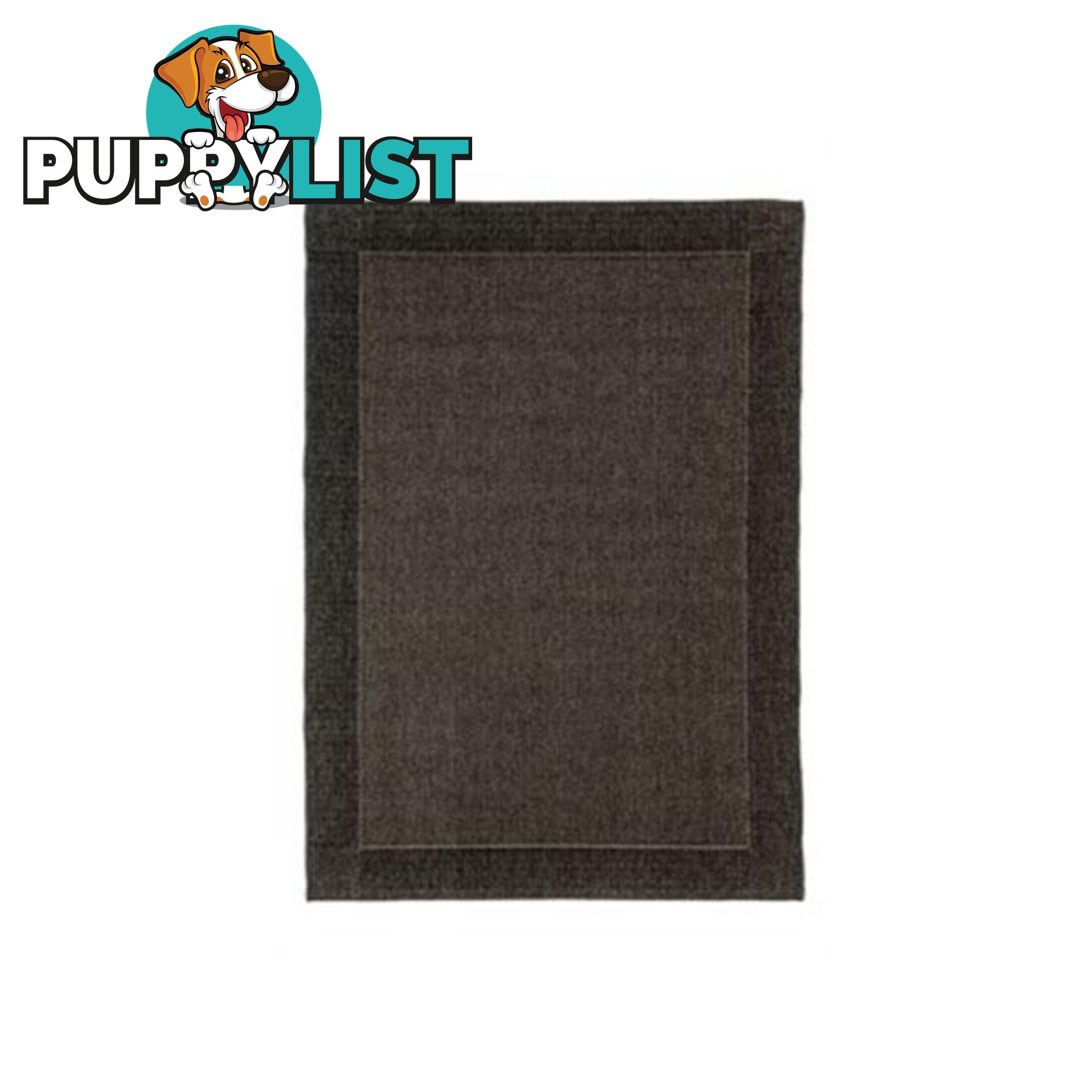 Outdoor Verandah Black Rug - Unbranded - 9476062078683