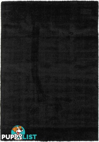 Puffy Soft Shag Black Rug - Unbranded - 7427046303347