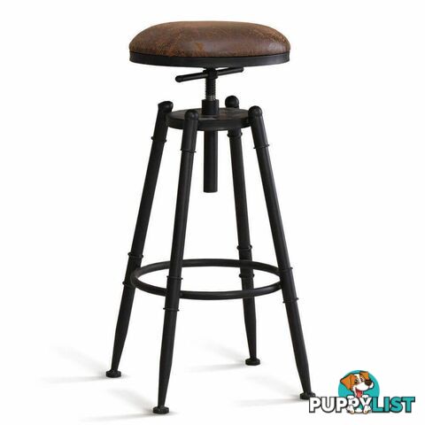 4X Rustic Industrial Bar Stool Kitchen Stool Barstool Swivel Dining Chair - Unbranded - 787976592226