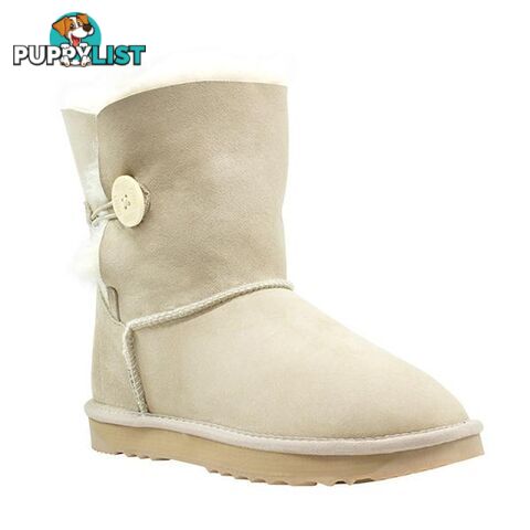 Comfort Me Australian Made Mini Bailey Button Ugg Boot Sand - Comfort Me - 822427521261