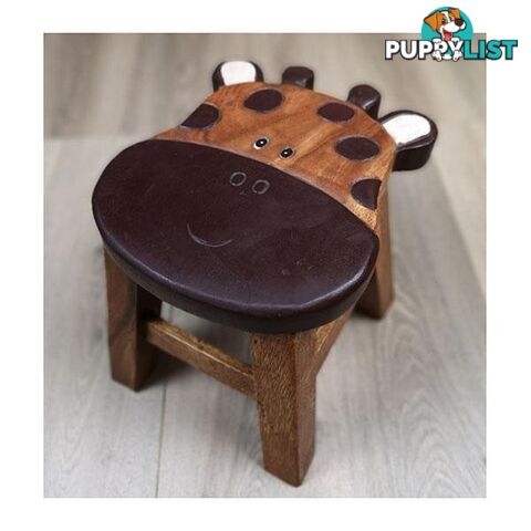 Kids Wooden Stool Giraffe - Mango Trees - 9476062140632