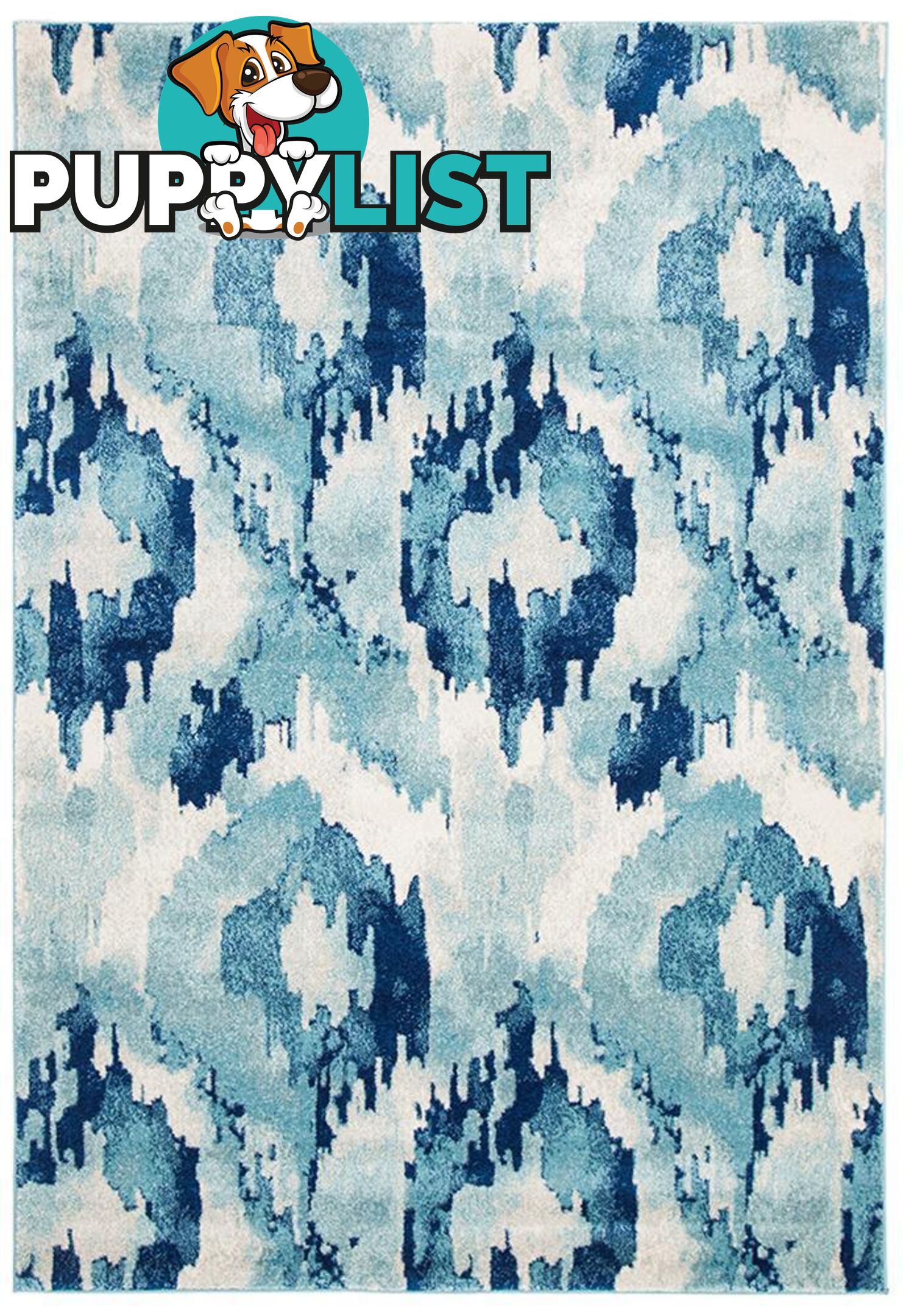 Mirage Lesley Whimsical Blue Rug - Unbranded - 9375321837354