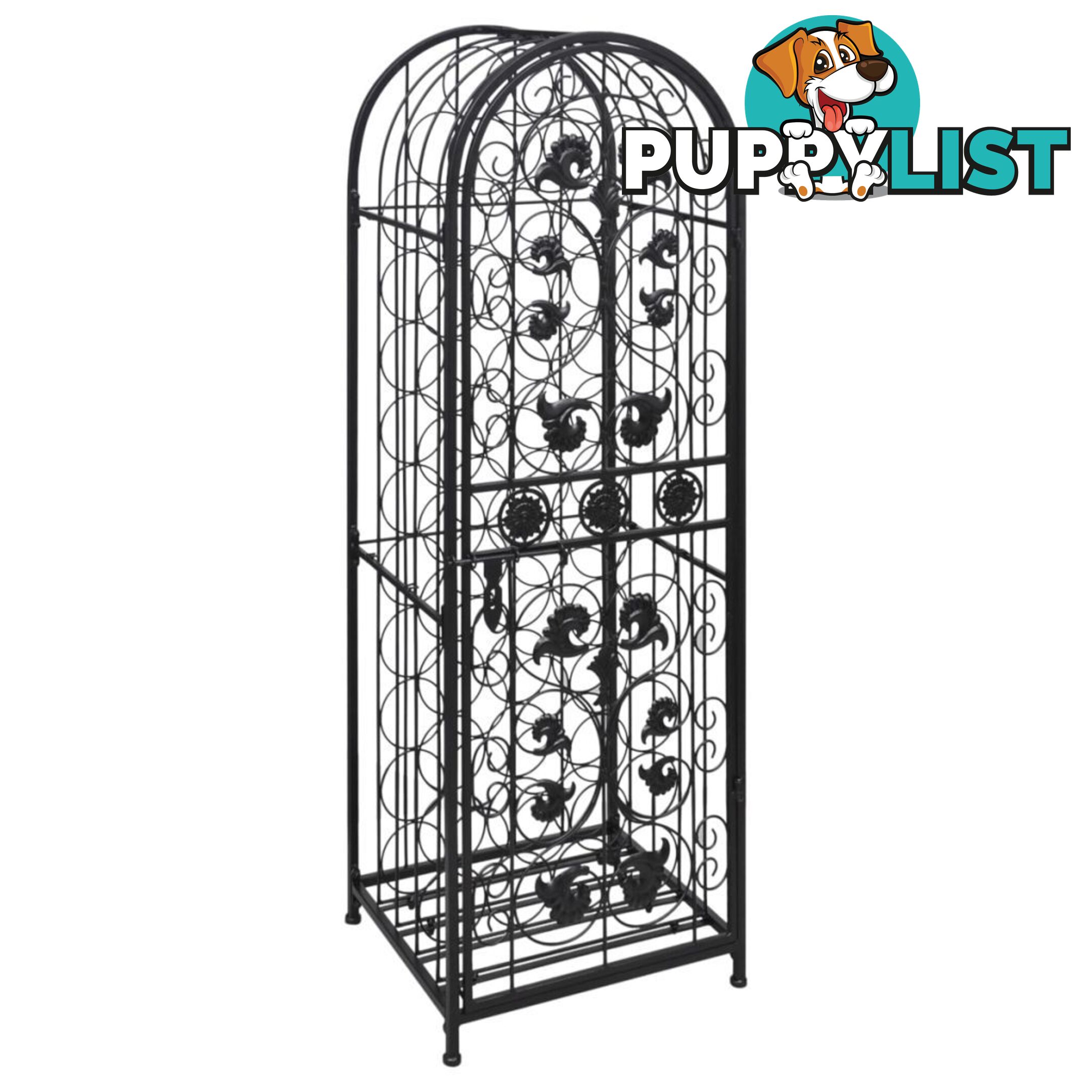 Metal Wine Cabinet Rack for 45 Bottles - Unbranded - 4326500430748