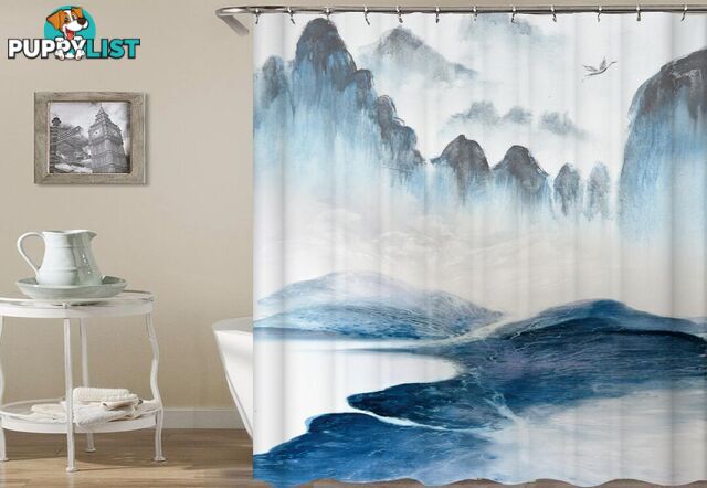 Ocean Cliffs Art Shower Curtain - Curtain - 7427046022743