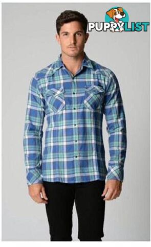 Deacon Aqua Check Shirt - Large - Deacon - 4326500389114