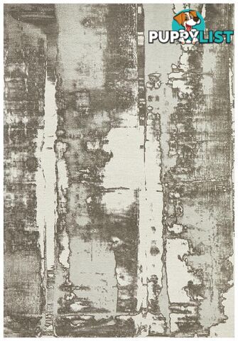 Magnolia Abstract Silver Rug - Unbranded - 9375321879606