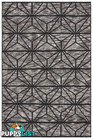 Miller Rhythm Motif Charcoal Rug - Unbranded - 9375321831772