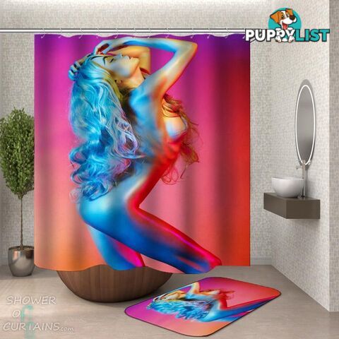 Hot Naked Girl Shower Curtain - Curtain - 7427046299848