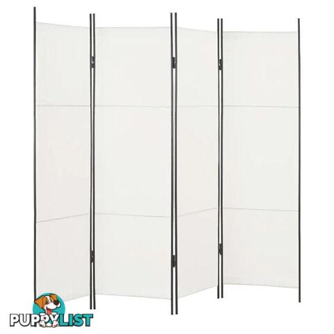 4 Panel White Colour Room Divider - Unbranded - 9476062108212