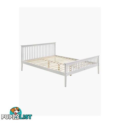 Melissa Wooden Bed Frame Queen - Bed Frame - 7427046147606