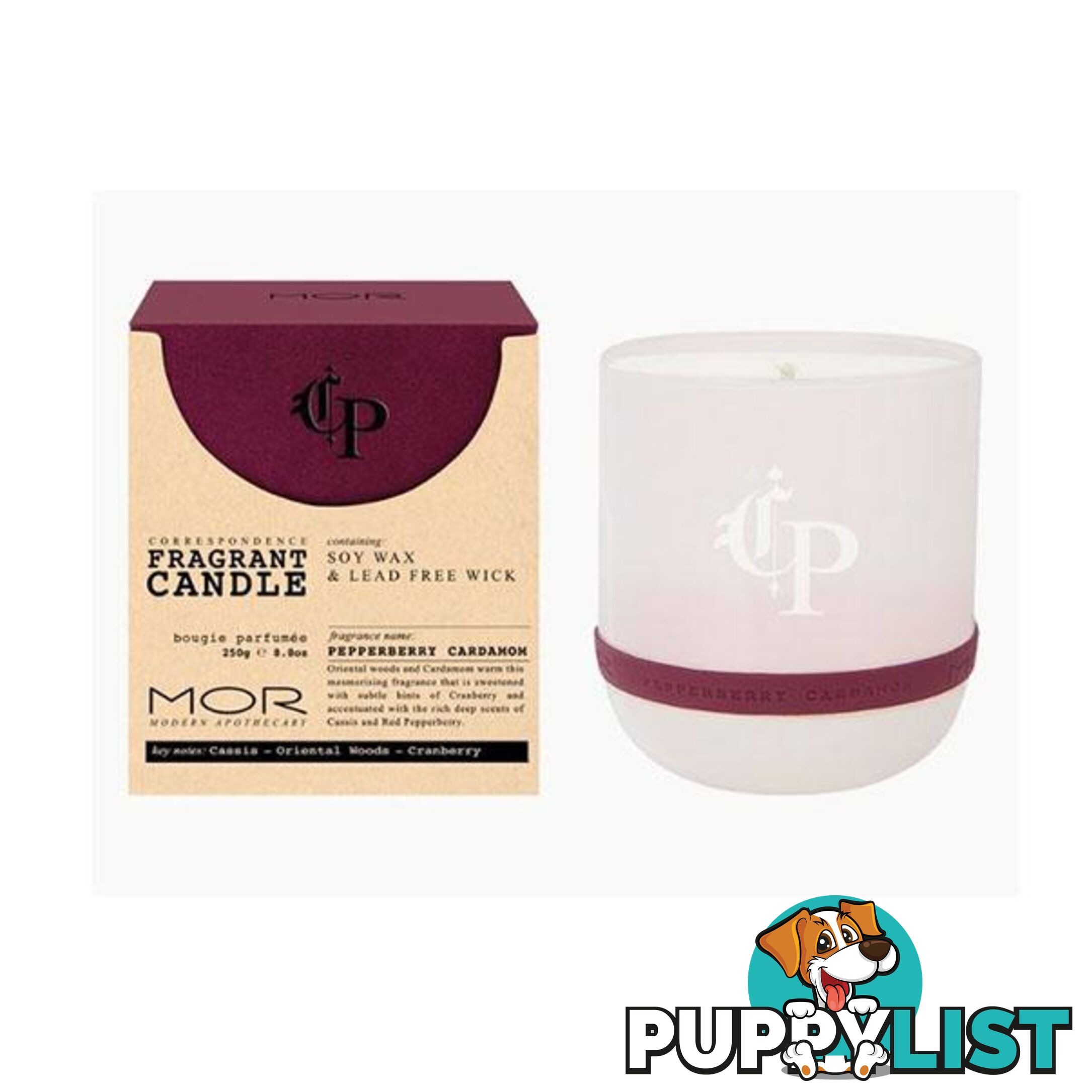 Mor Fragrant Candle 250G Pepperberry Cardamom - MOR - 7427005867095