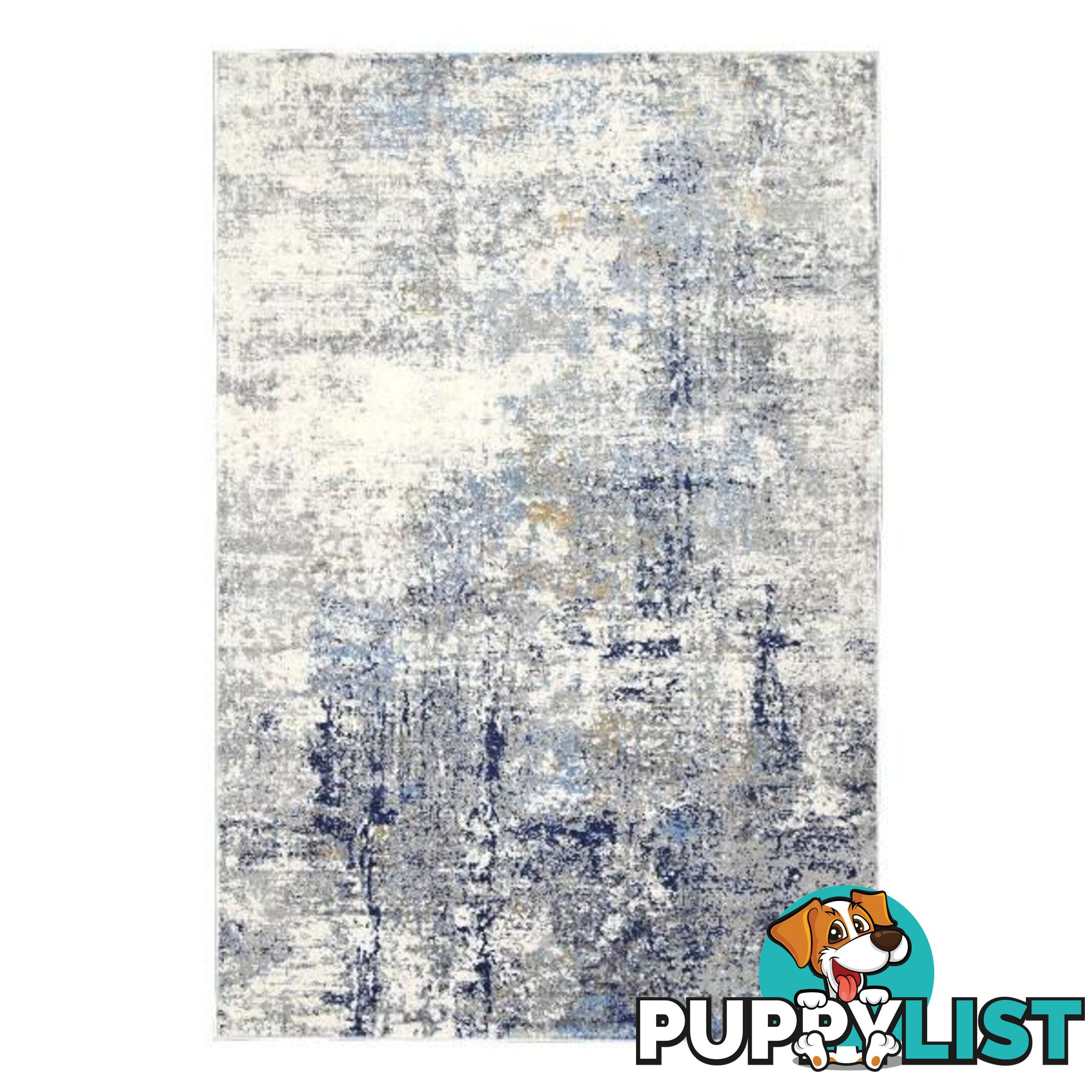 Expressions Navy Blue Modern Rug - Unbranded - 9315512146827